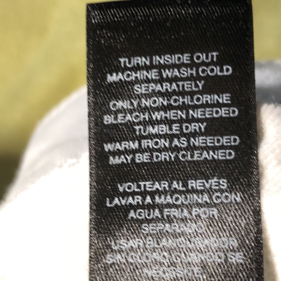 Chico’s Black Label white jeans/gold zippers on pockets in back/front size .05 - Picture 11 of 15